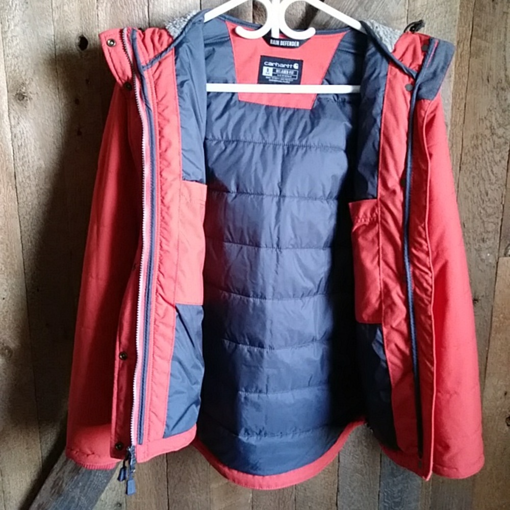 Carhartt rain defender jacket small (4-6) - Picture 8 of 15